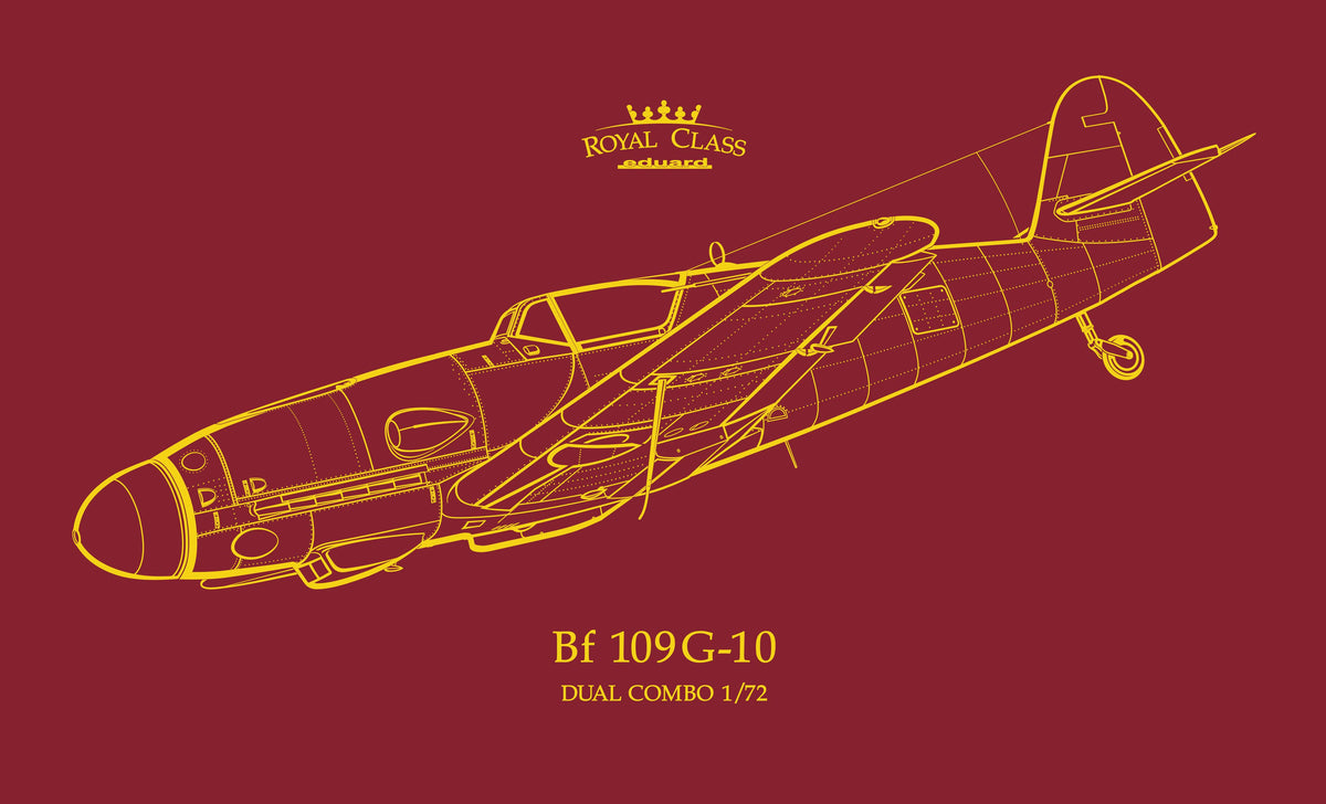 1/72 Bf 109G-10 & G-14/AS Dual Combo Royal Class Edition - Hobby Sense