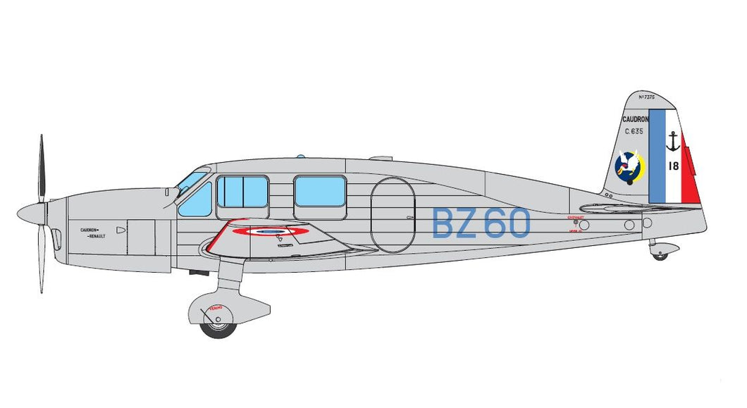 1/48 Caudron C.635 Simoun - Hobby Sense