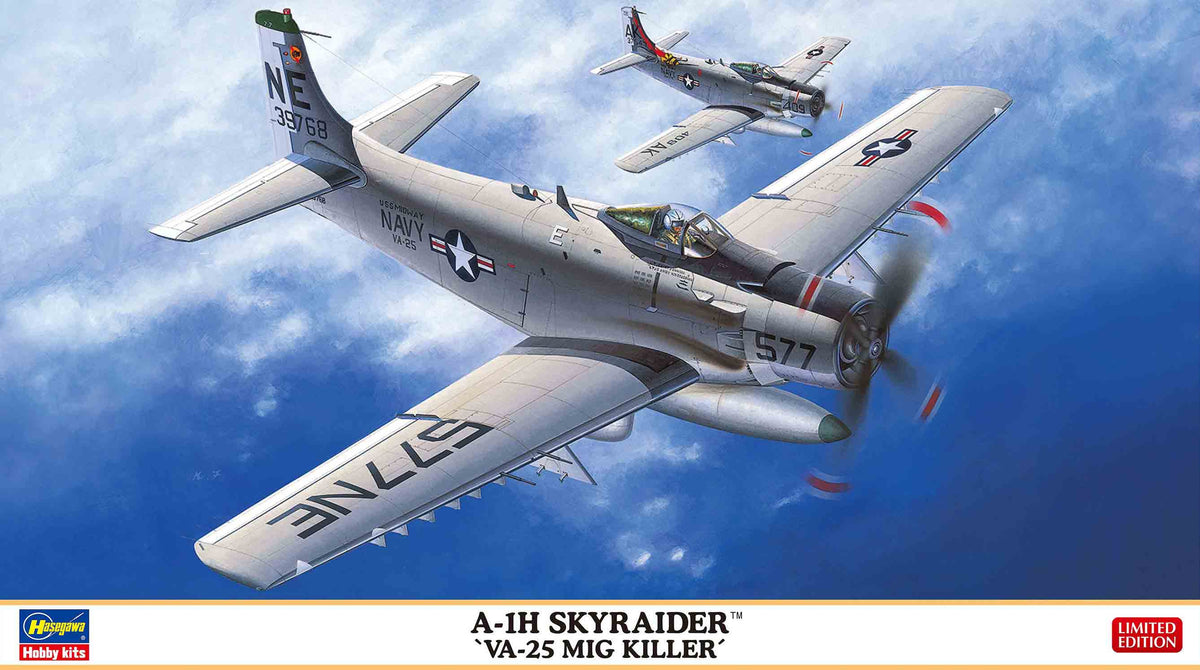 Hasegawa 1/72 A1H Skyraider VA-25 MiG Killer