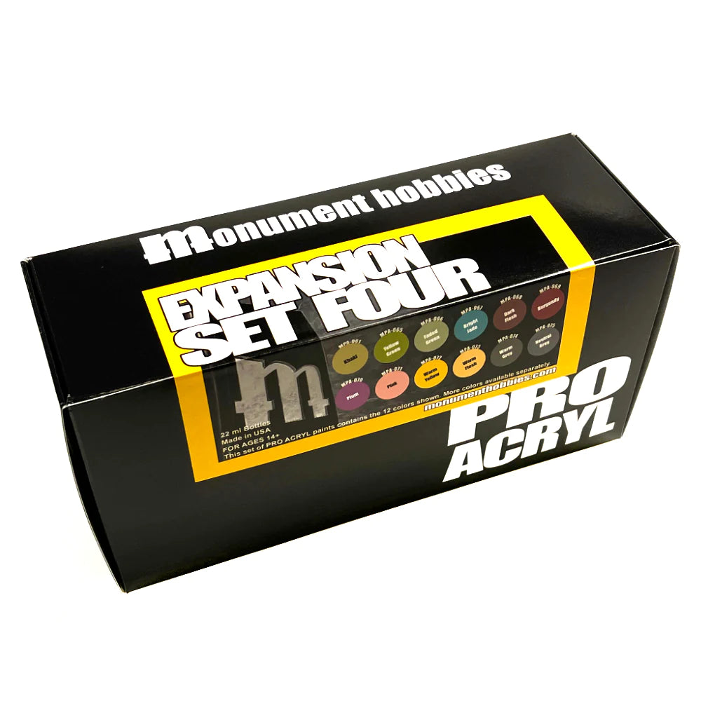 Pro Acryl Expansion Set #4 - 12 Colors - Hobby Sense
