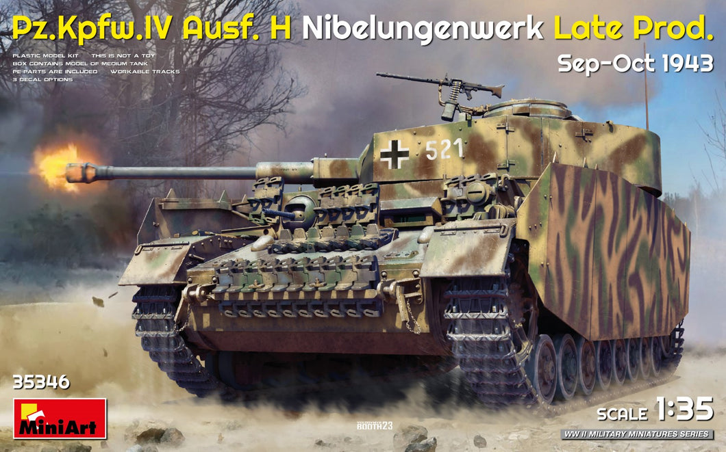 1/35 Pz.Kpfw.IV Ausf. H Nibelungenwerk Late Prod. (Sep-Oct 1943) - Hobby Sense