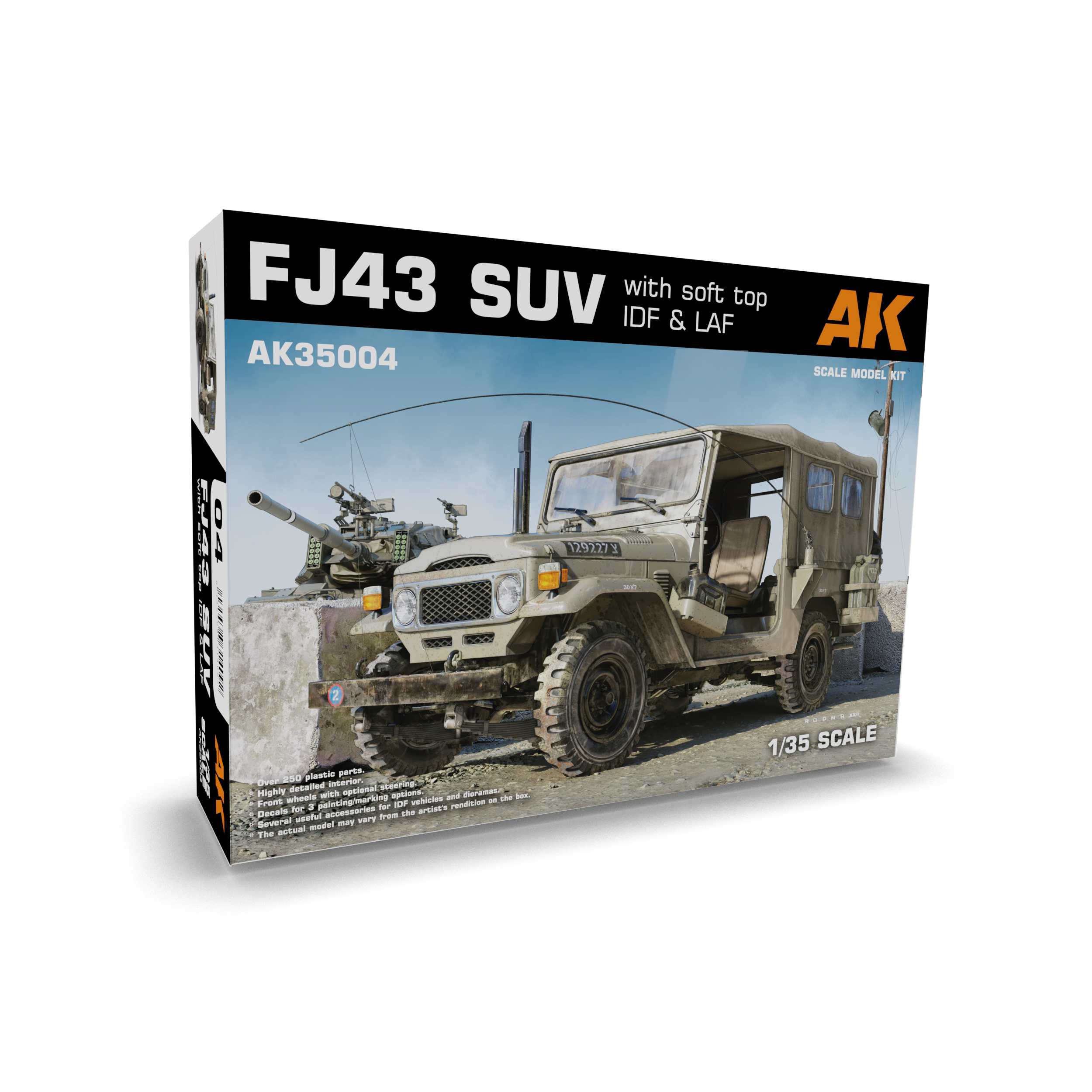 1/35 FJ43 SUV with Soft top IDF & LAF - Hobby Sense