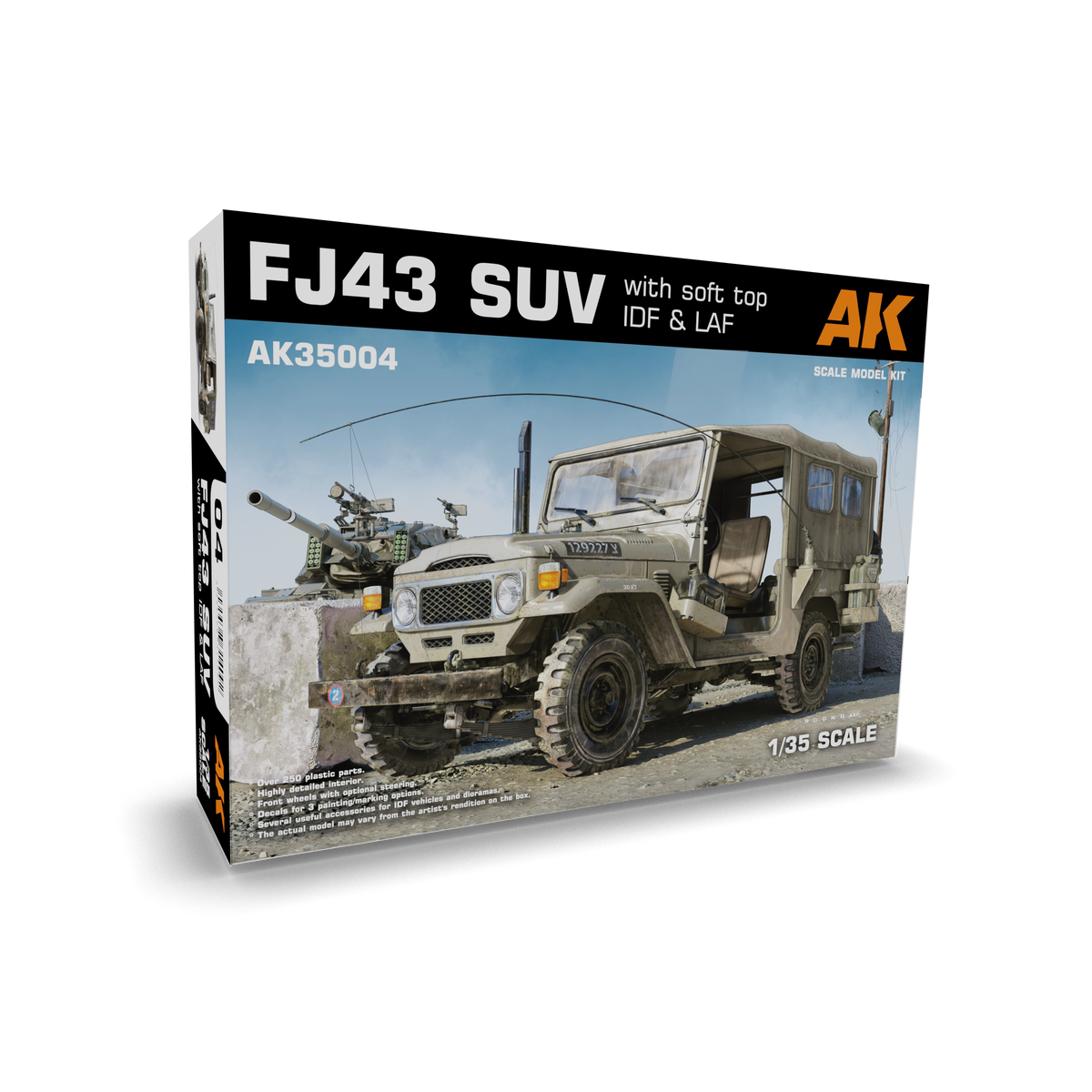 1/35 FJ43 SUV with Soft top IDF & LAF - Hobby Sense