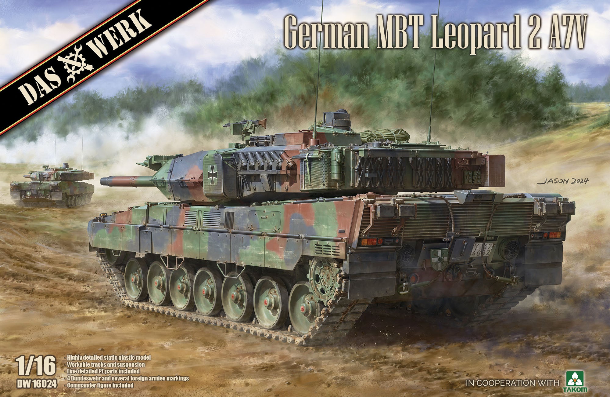 1/16 German MBT Leopard 2 A7V - Hobby Sense