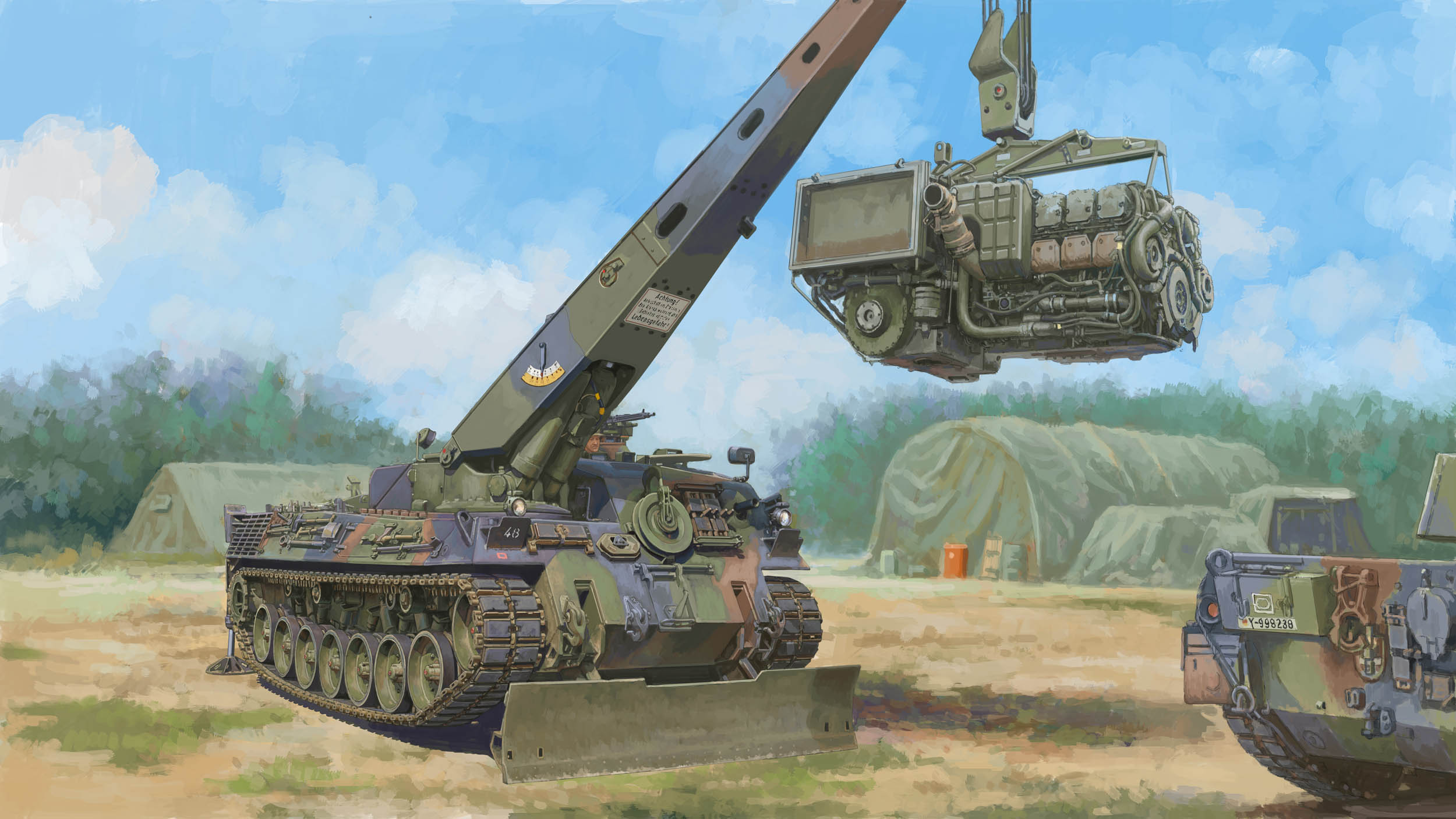 1/35 Bergepanzer BPz2A2 Buffalo ARV - Hobby Sense