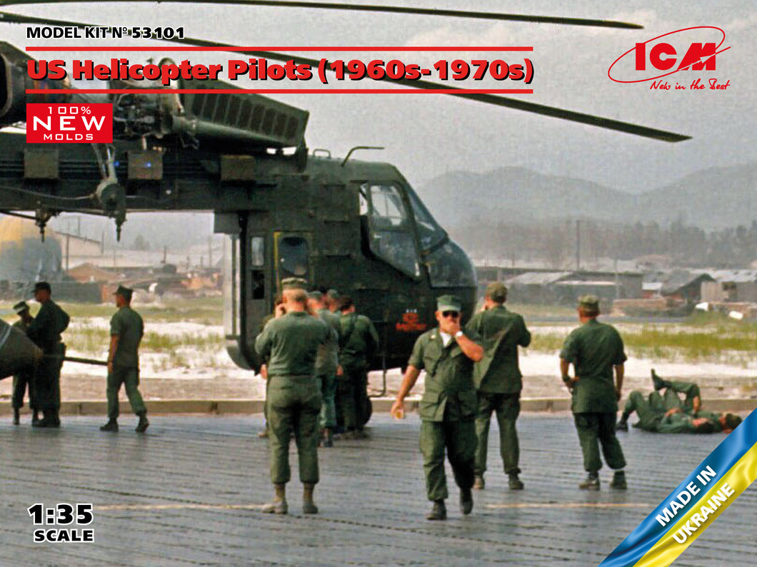 1/35 US Helicopter Pilots (1960s-1970s) - Hobby Sense