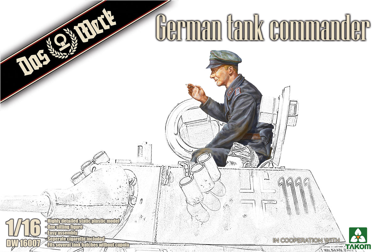 1/16 German Tank Commander - Hobby Sense
