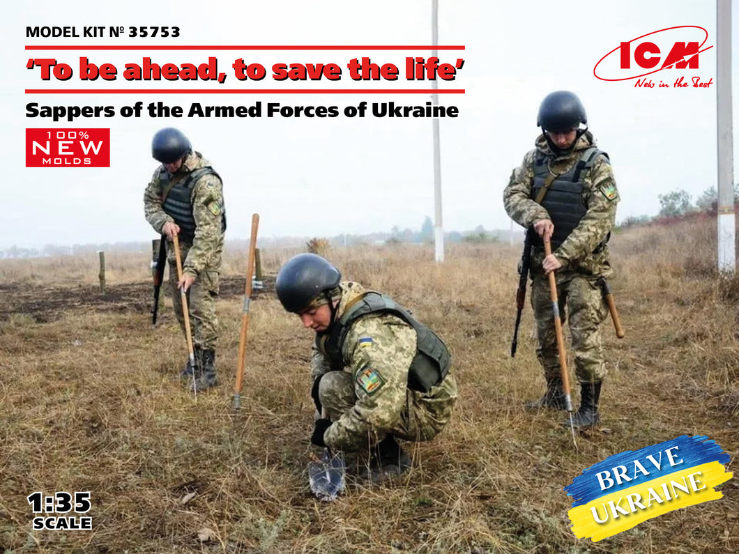 1/35 To be ahead, to save the life, Sappers of the Armed Forces of Ukraine - Hobby Sense