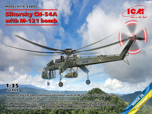 1/35 Sikorsky CH-54A Tarhe with BLU-82/B 'Daisy Cutter' bomb - Hobby Sense