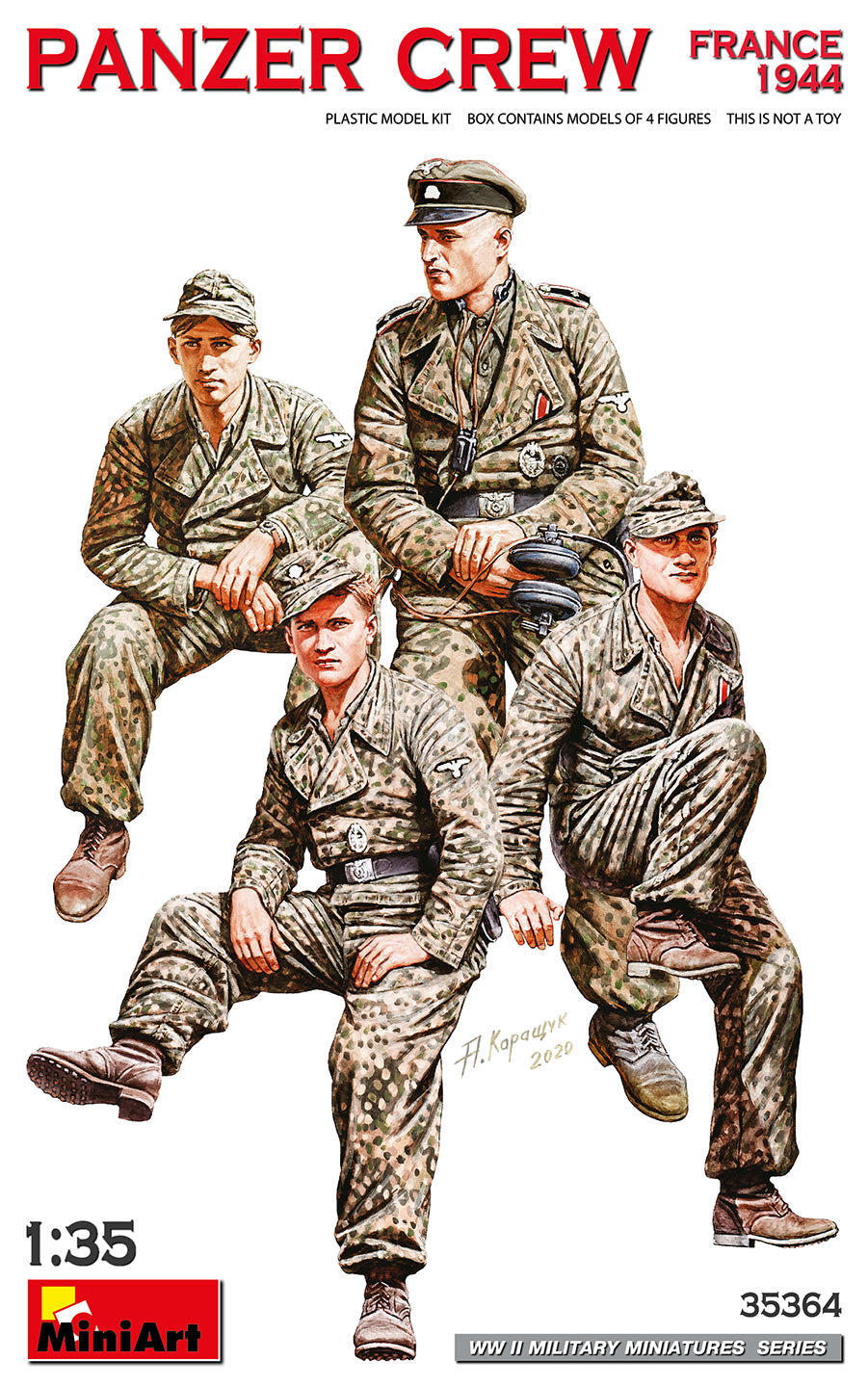 1/35 Panzer Crew. France 1944 - Hobby Sense