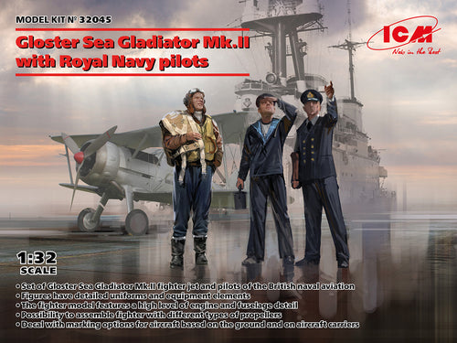 1/32 Gloster Sea Gladiator Mk.II with Royal Navy Pilots