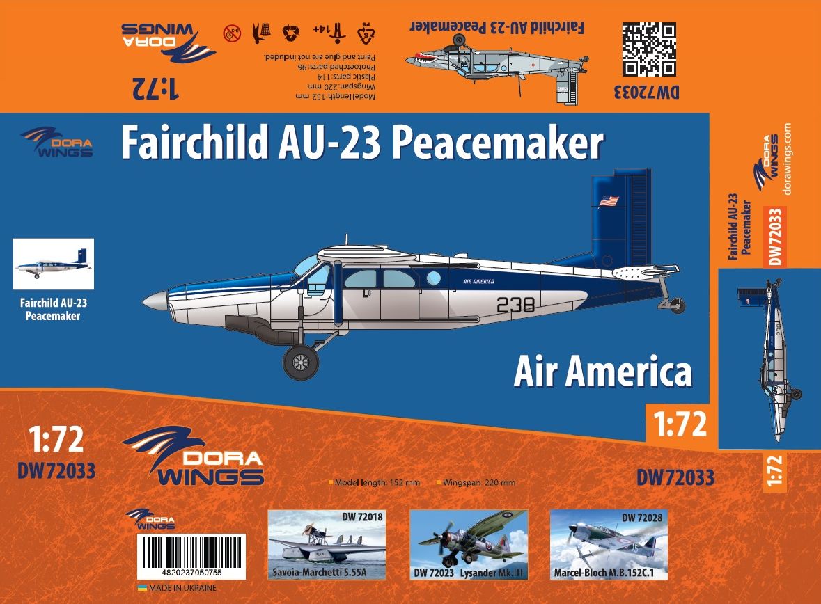 1/72 Fairchild AU23 Peacemaker Air America Hobby Sense