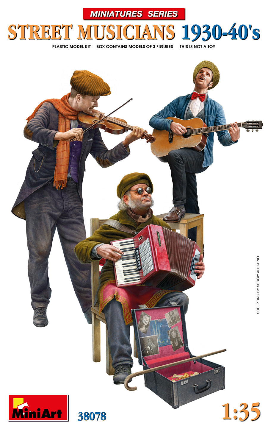 1/35 Street Musicians 1930-40's - Hobby Sense