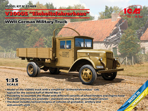 1/35 V3000S Einheitsfahrerhaus, WWII German Military Truck - Hobby Sense