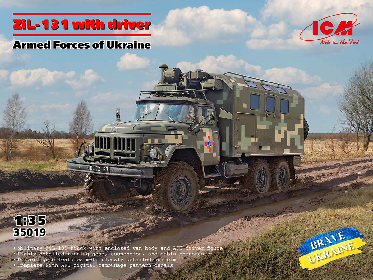 1/35 ZiL 131 with Driver Armed Forces of Ukraine - Hobby Sense