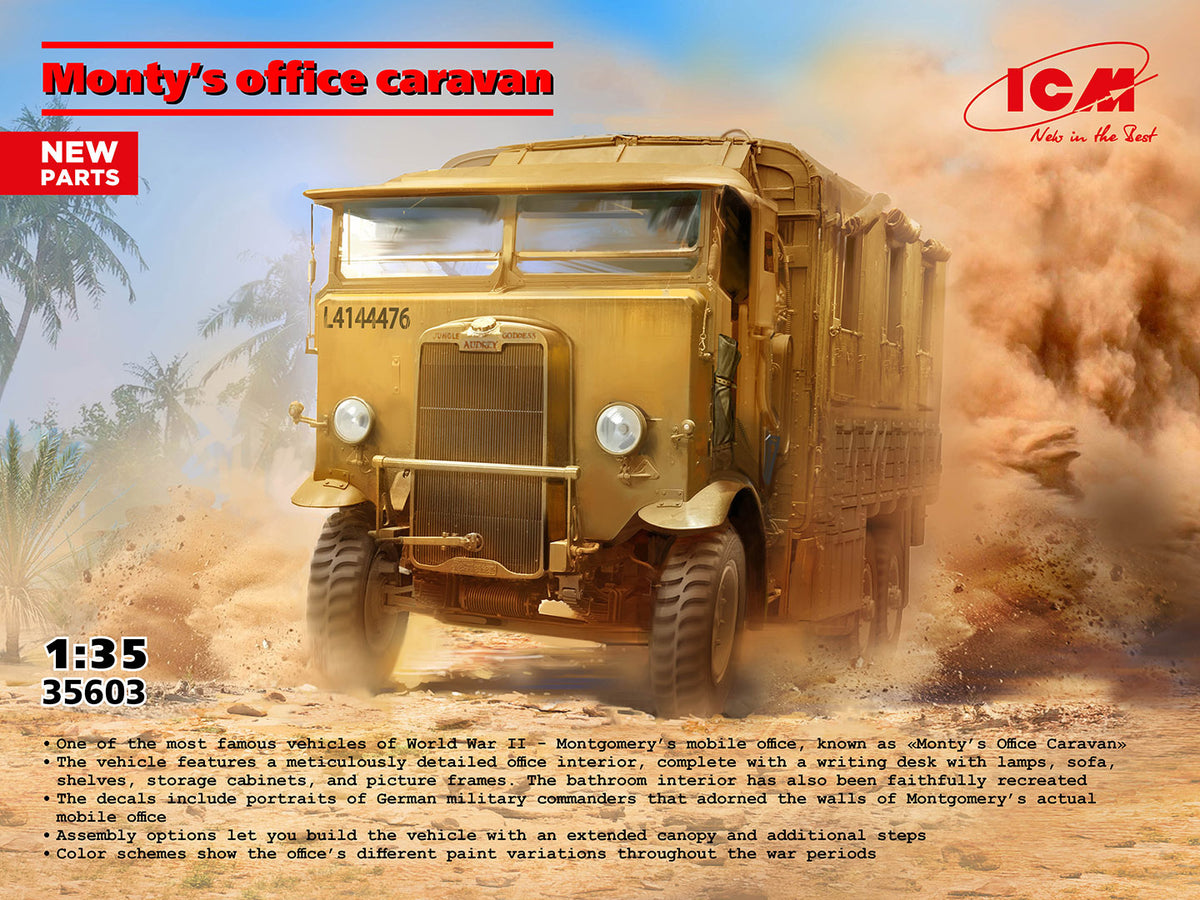 1/35 Monty's Office Caravan - Hobby Sense