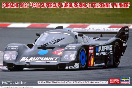 1/24 Porsche 962C 1986 Supercup Nurburgring Eifelrennen Winner - Hobby Sense