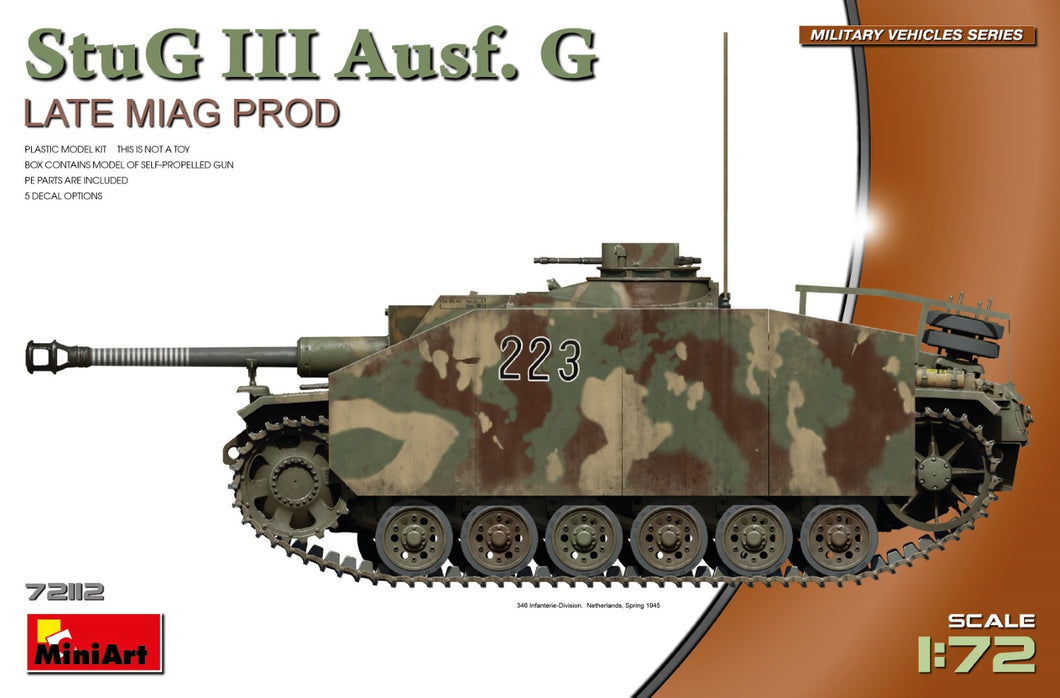 1/72 StuG III Ausf. G Late Miag Prod.