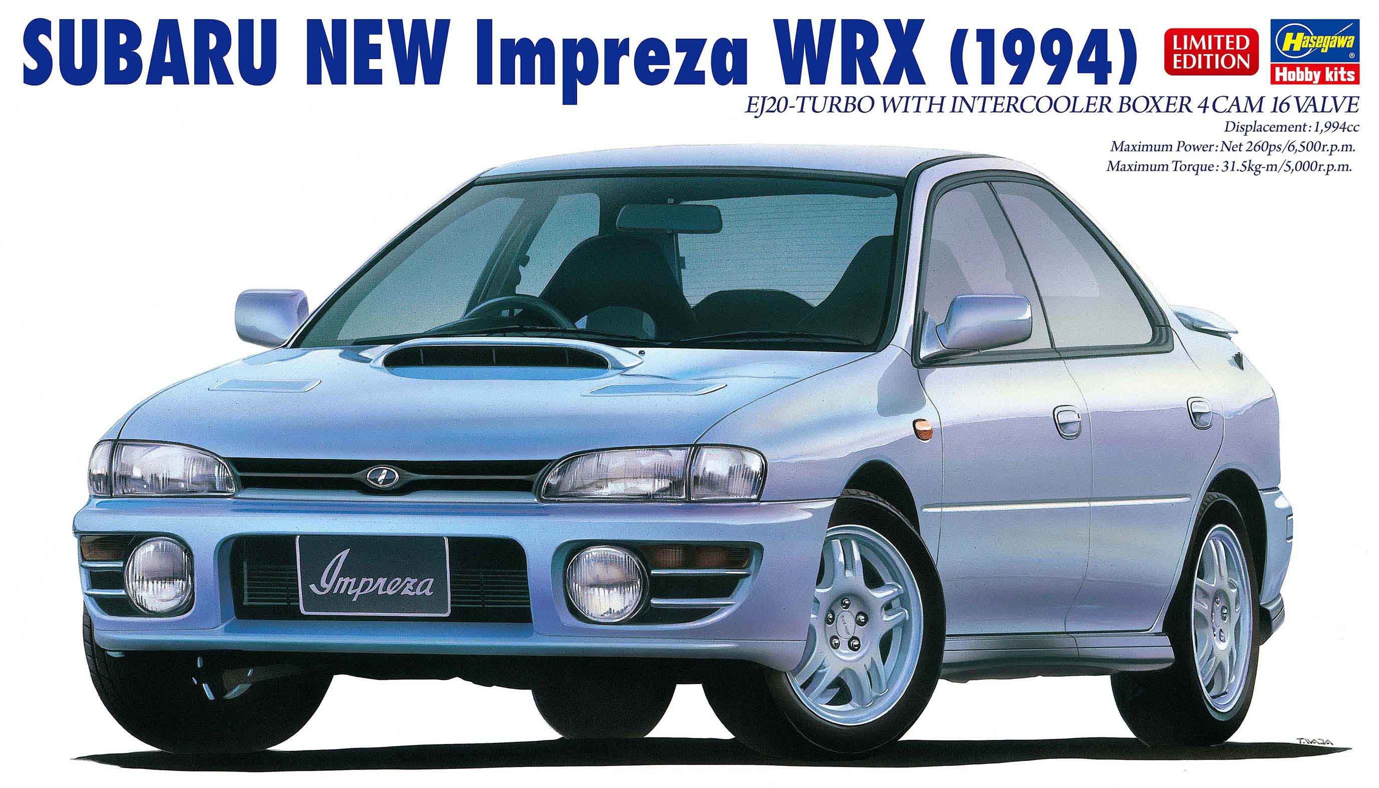 1/24 Subaru New Impreza WRX (1994) - Hobby Sense