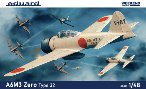 1/48 A6M3 Zero Type 32, Weekend Edition - Hobby Sense