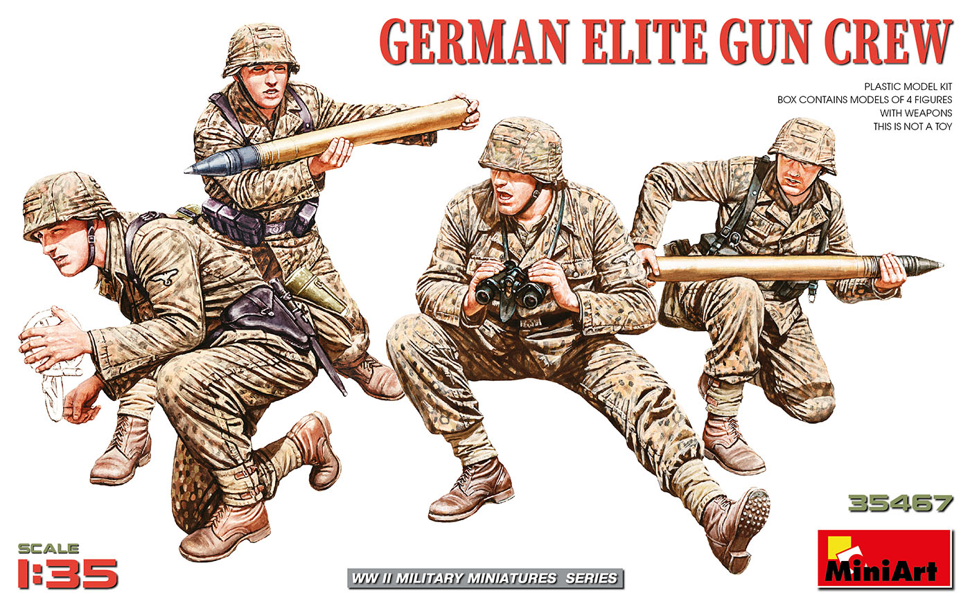 1/35 German Elite Gun Crew - Hobby Sense