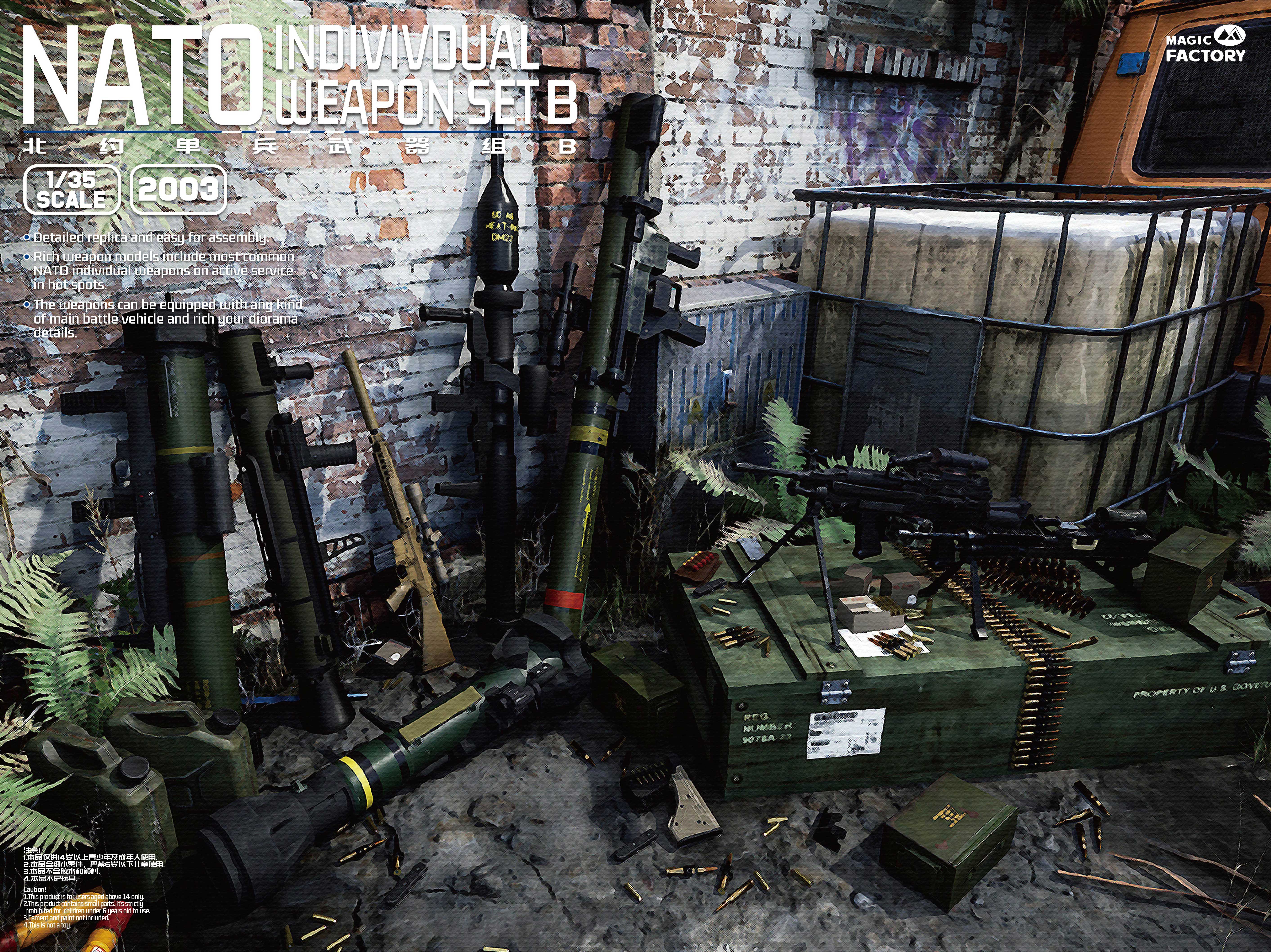 1/35 NATO Individual Weapon Set B - Hobby Sense