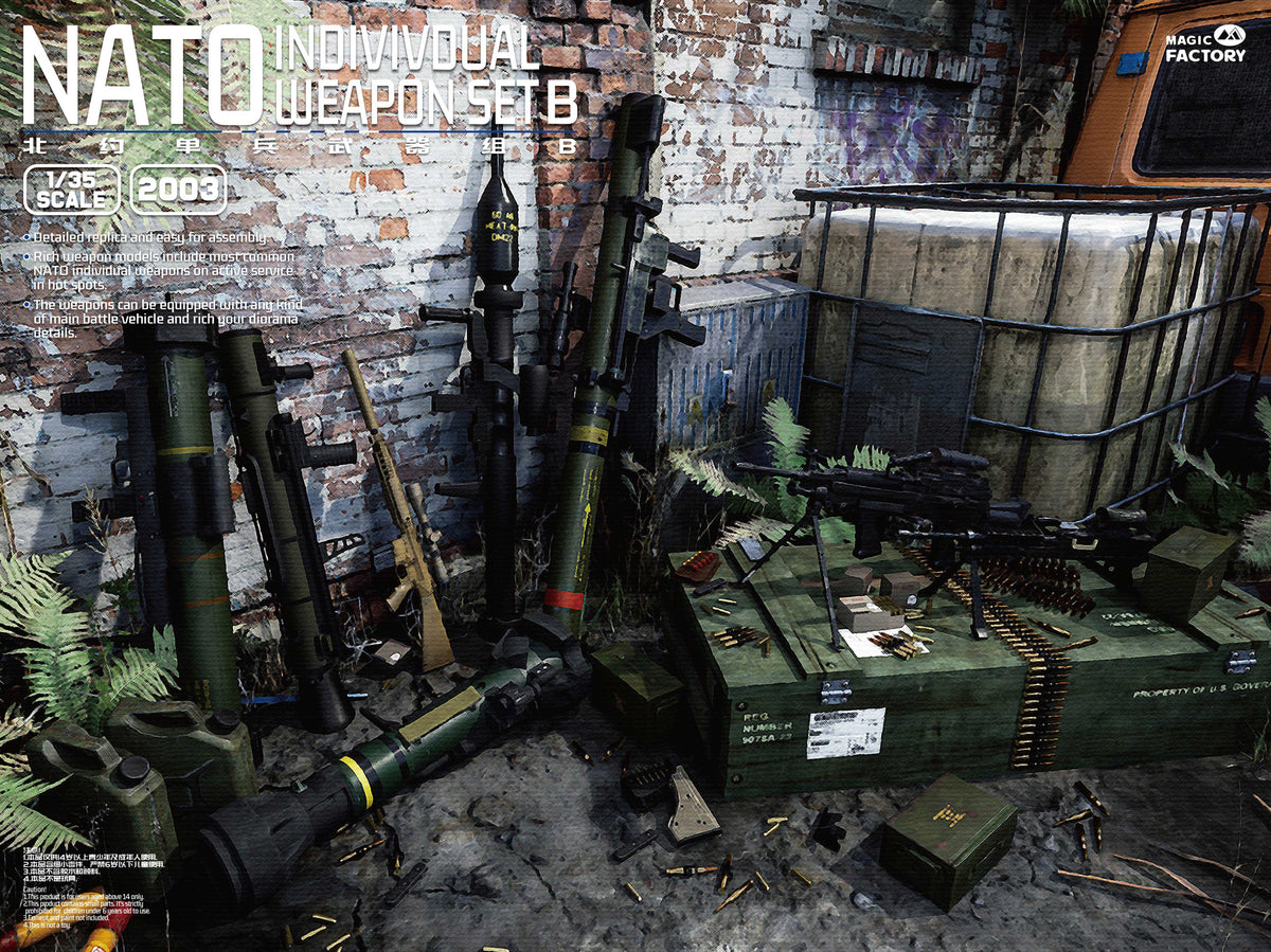 1/35 NATO Individual Weapon Set B - Hobby Sense