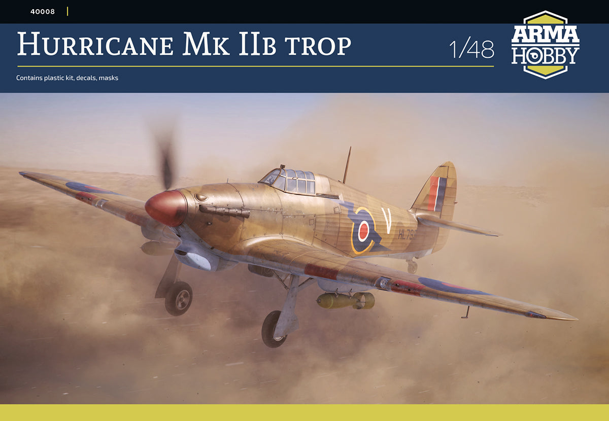 1/48 Hurricane Mk IIB Trop - Hobby Sense