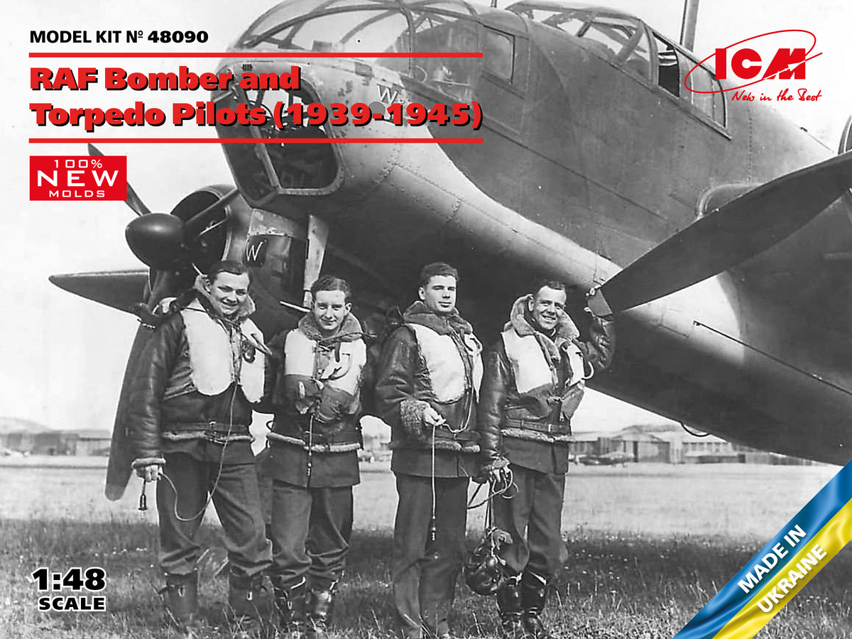 1/48 RAF Bomber and Torpedo Pilots (1939-1945) - Hobby Sense
