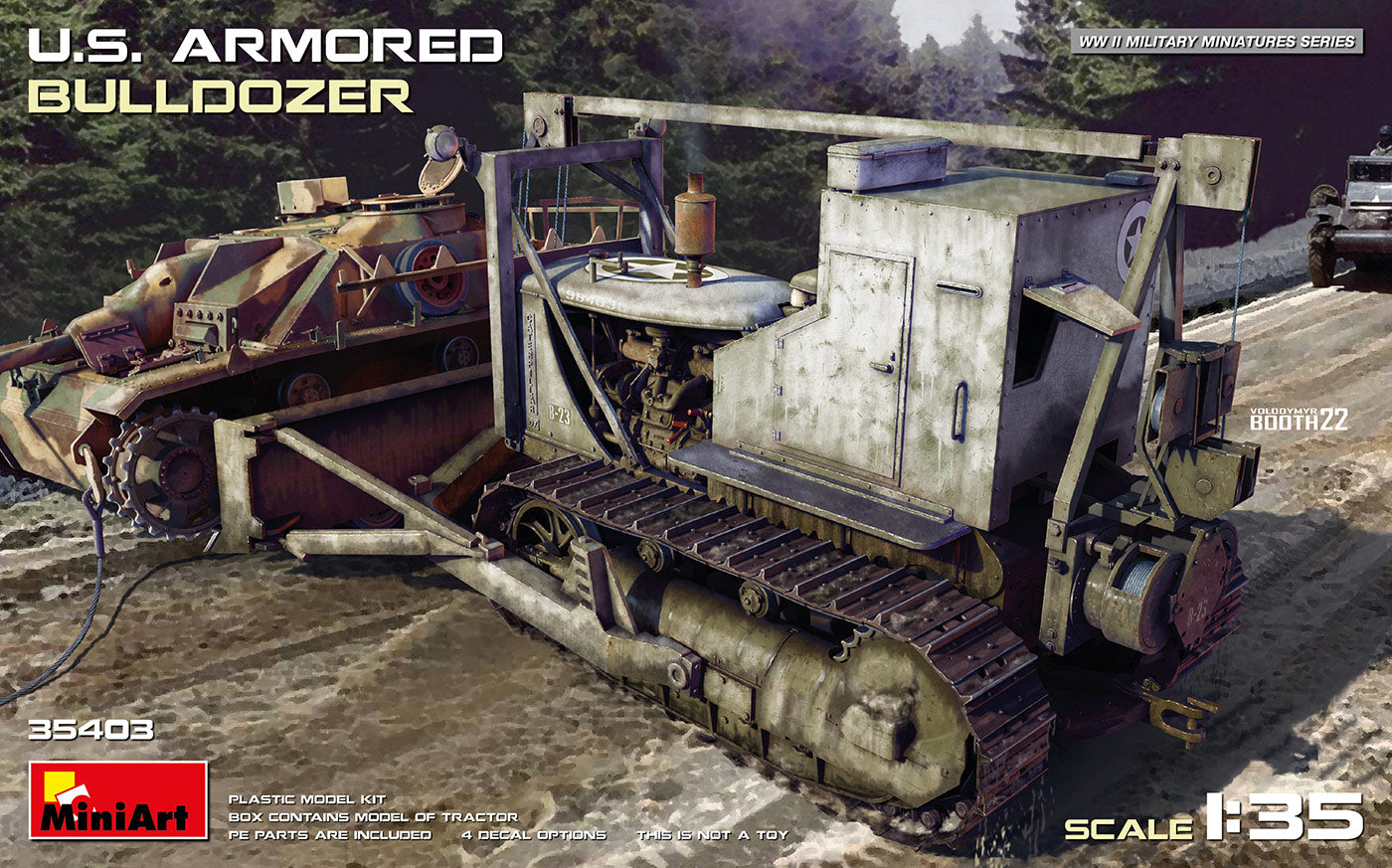 1/35 US Armored Bulldozer - Hobby Sense