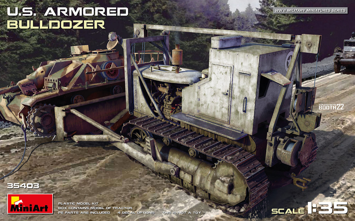 1/35 US Armored Bulldozer - Hobby Sense