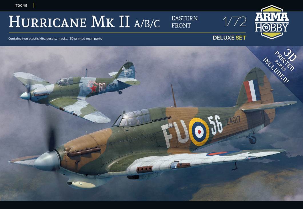 1/72 Hurricane Mk II A/B/C Eastern Front, Deluxe Set - Hobby Sense