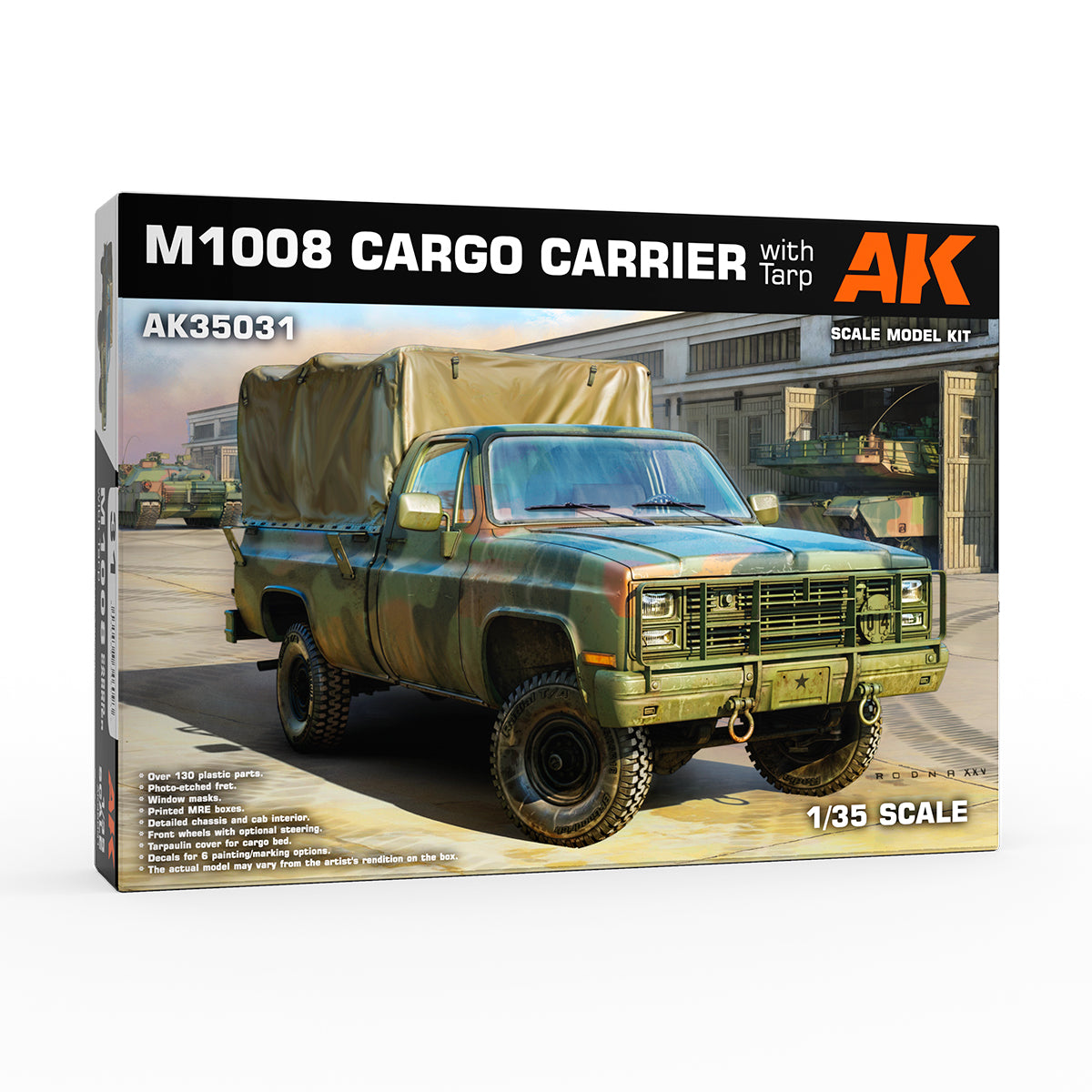 1/35 M1008 Troop Carrier With Tarp - Hobby Sense