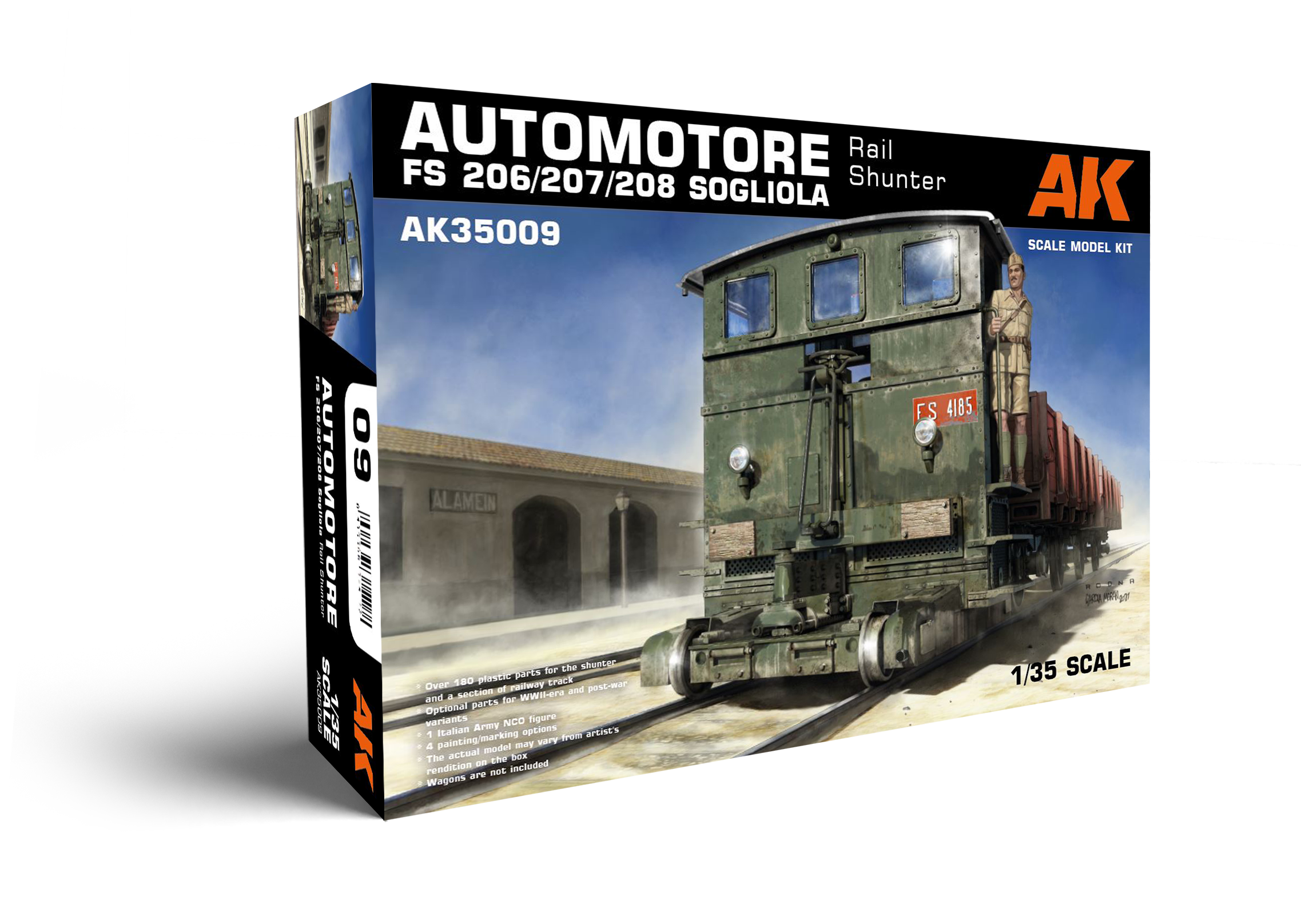 1/35 Automotore FS 206/207/208 Sogliola Rail Shunter - Hobby Sense