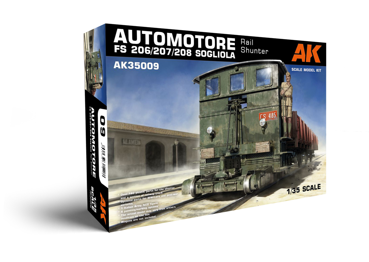 1/35 Automotore FS 206/207/208 Sogliola Rail Shunter - Hobby Sense