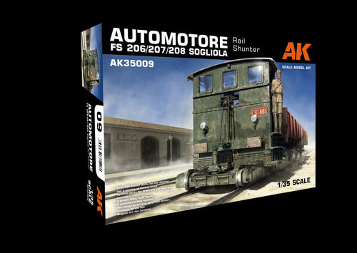 1/35 Automotore FS 206/207/208 Sogliola Rail Shunter - Hobby Sense