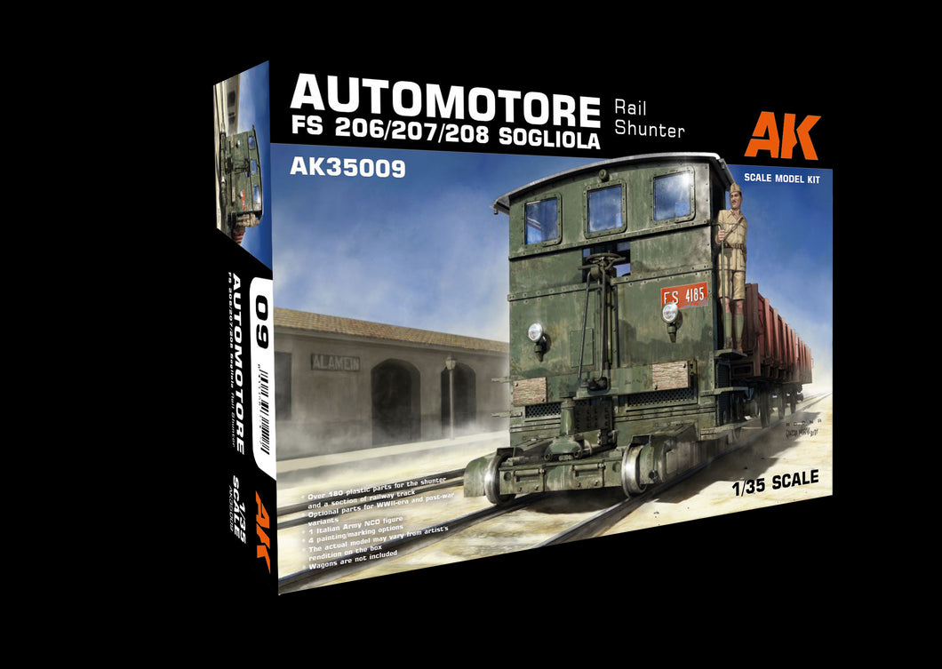 1/35 Automotore FS 206/207/208 Sogliola Rail Shunter - Hobby Sense