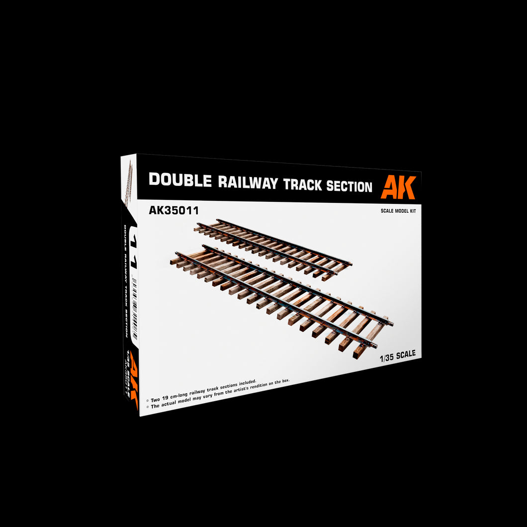 1/35 Double Railway Track Section - Hobby Sense