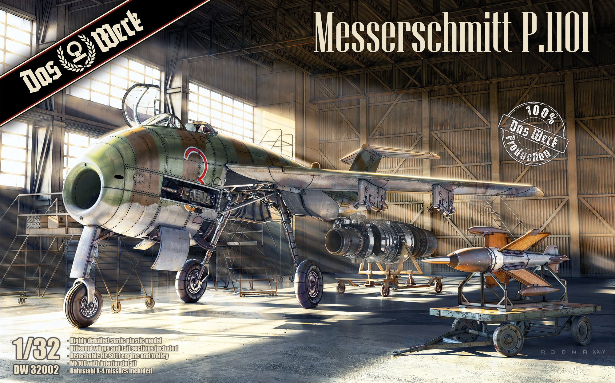 1/32 Messerschmitt P.1101 - Hobby Sense