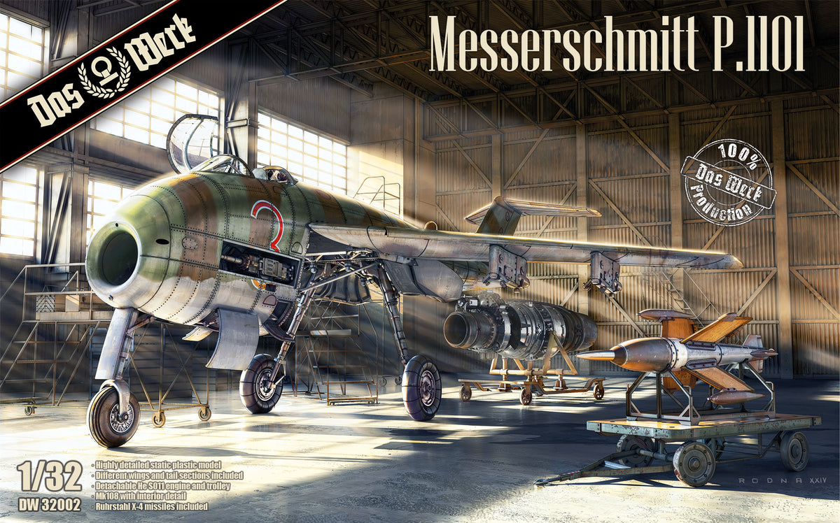 1/32 Messerschmitt P.1101 - Hobby Sense