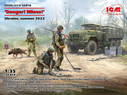 1/35 'Danger! Mines!' Ukraine, Summer 2022 - Hobby Sense