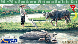 1/35 60'~70's Southern Vietnam Buffalo Set - Hobby Sense