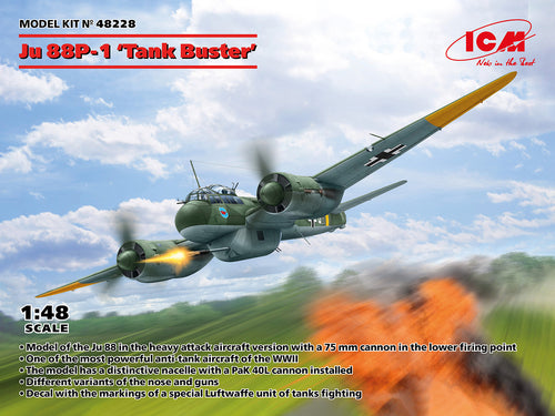 1/48 Ju 88P-1 Tank Buster - Hobby Sense