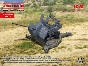 1/35 2 cm Flak 38 WWII German AA Gun - Hobby Sense