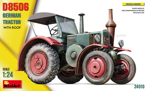 1/24 German Tractor D8506 w/Roof - Hobby Sense