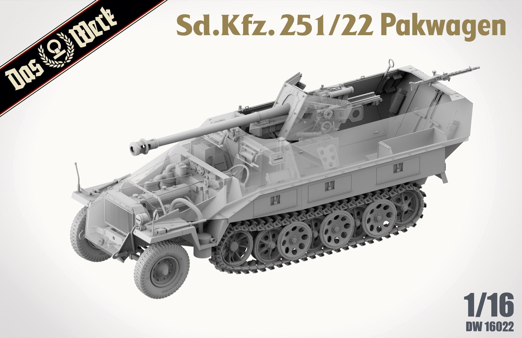 1/16 Sd.Kfz. 251/22 Pakwagen - Hobby Sense