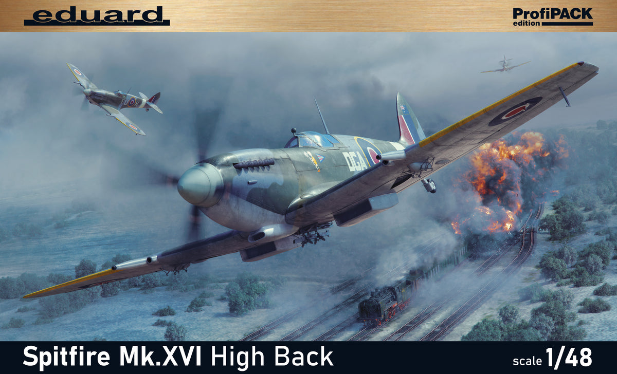 1/48 Spitfire Mk.XVI High Back Profipack Edition - Hobby Sense