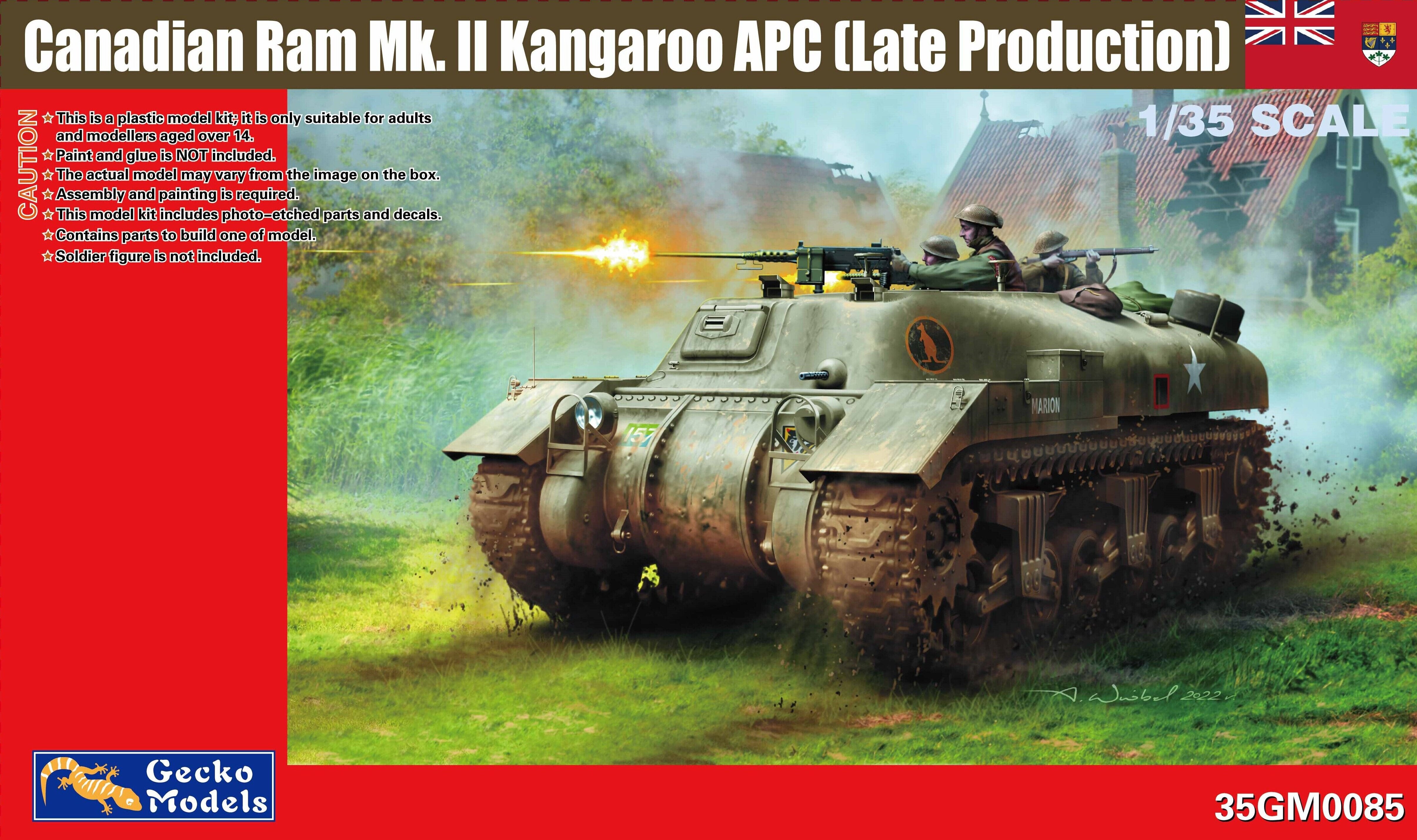 1/35 Canadian Ram Mk. II Kangaroo APC (Late Production) - Hobby Sense