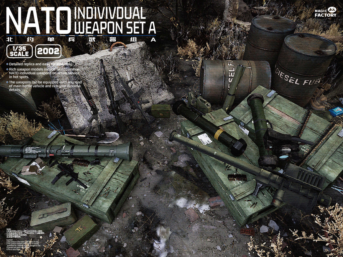 1/35 NATO Individual Weapon Set A - Hobby Sense