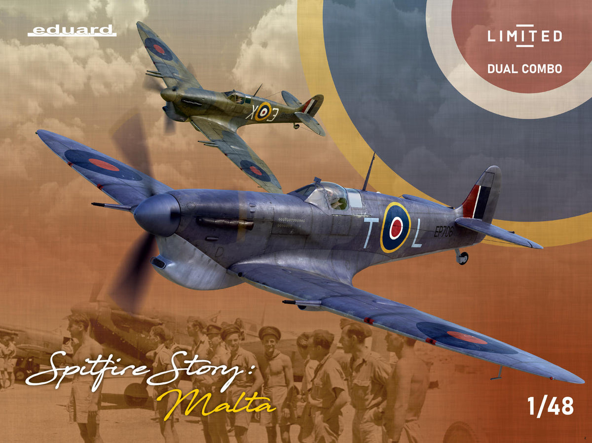 1/48 Spitfire Story: Malta Dual Combo, Ltd. Edition - Hobby Sense